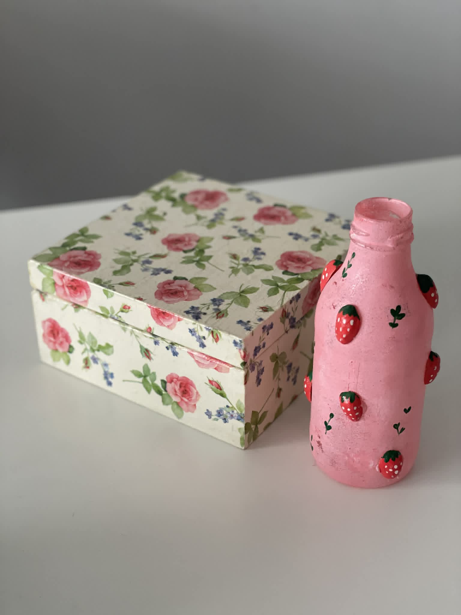 Szkatułka techniką decoupage