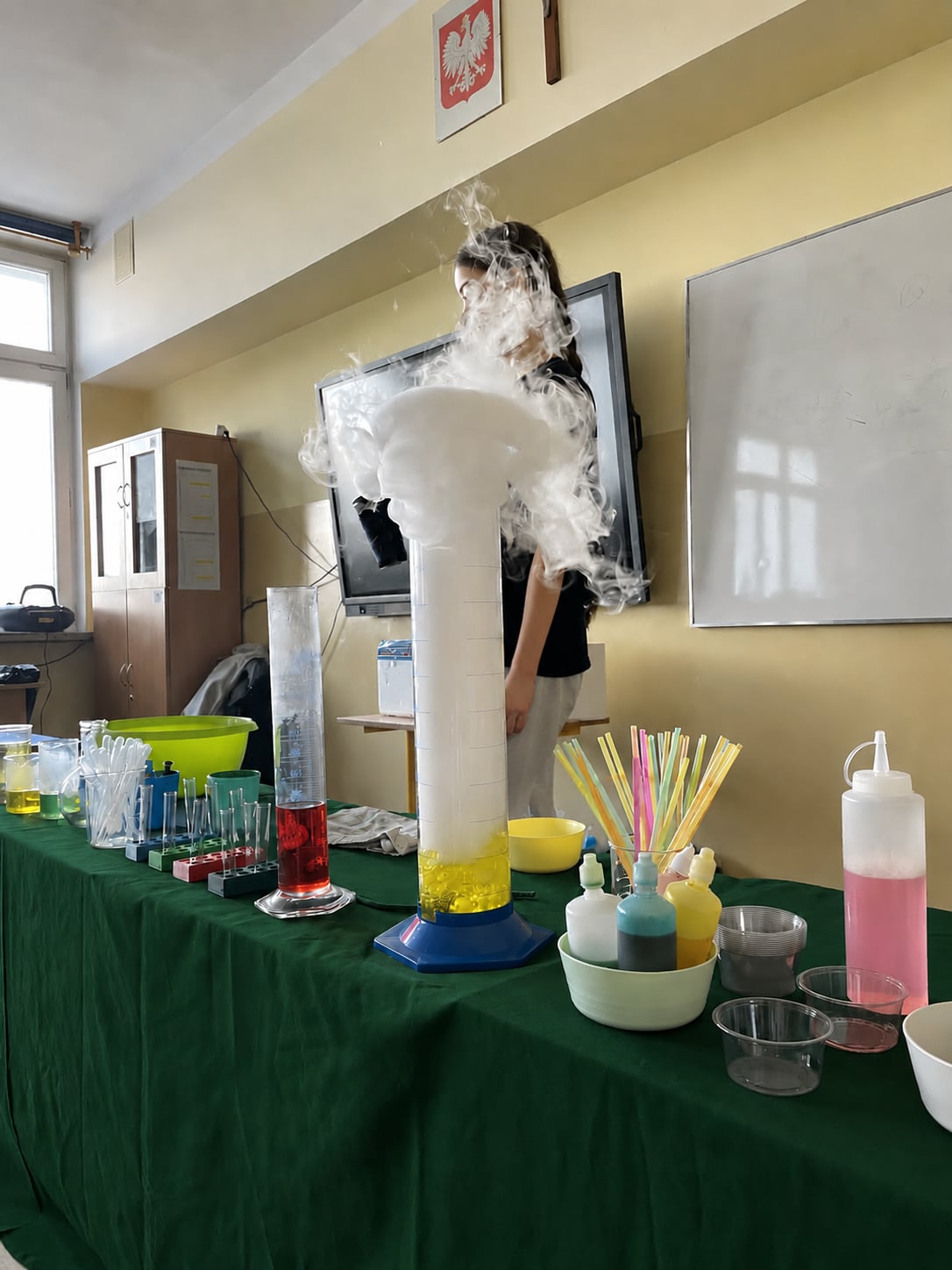 Efekt pokazu naukowego obserwowany przez uczestników